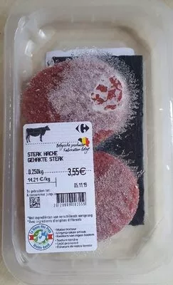 Steak haché carrefour 250 g, code 2720809003559