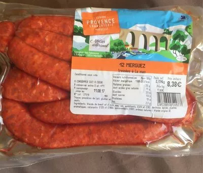 12 merguez Provence Charcuterie , code 2853969054977