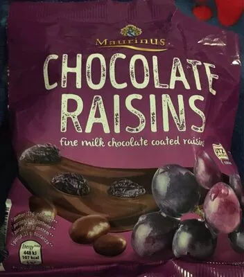 Chocolate raisins Maurinus , code 29038374