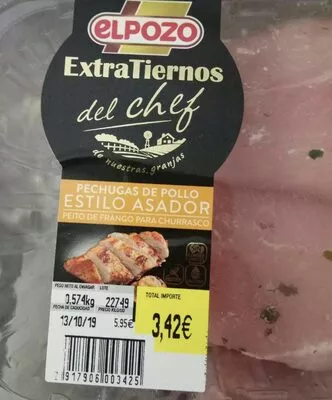 Pechugas de pollo estilo asador El Pozo , code 2917906003425