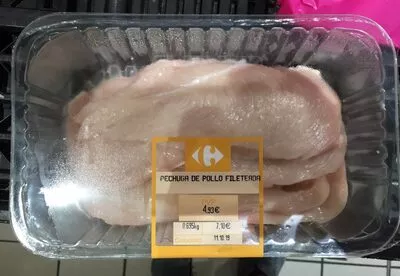 Pechuga de Pollo Fileteada carrefour , code 2951357004938