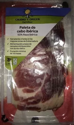 Paleta de cebo iberica Carrefour , code 2958146005909