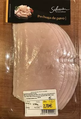 Pechuga de pavo selección Carrefour 150 g, code 2959737000006