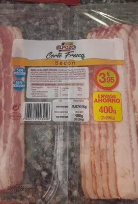 Bacon  2 x 200 g, code 2962710003956