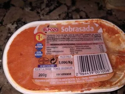 Sobrasada elpozo , code 2964439001008