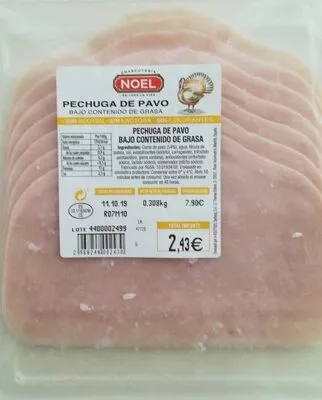 Pechuga de pavo bajo contenido en grasa  , code 2968248002430