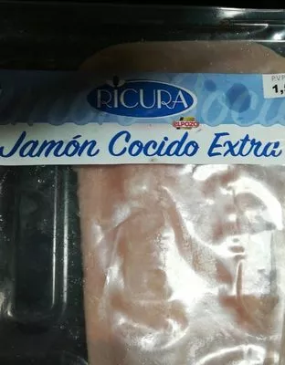 Jamón cocido extra Ricura 300 g, code 2983415001504