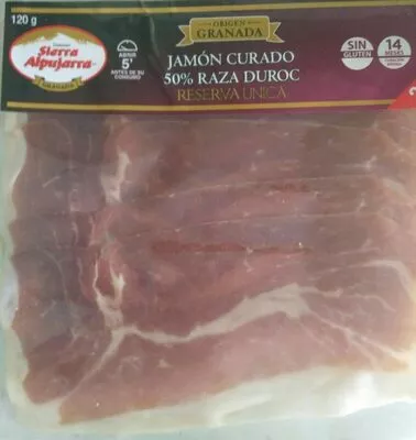 Jamón serrano 50% raza duroc sierra alpujarra , code 2987611002402