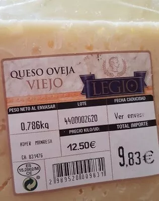 Queso oveja viejo legio , code 2989520009831