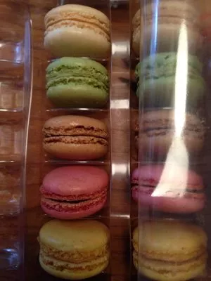 Macaron decongelé Leclerc 462 g, code 3015678200680