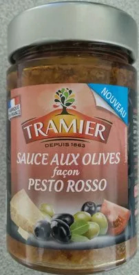 Sauce aux olives façon pesto rosso Tramier 190 g, code 3017239003983