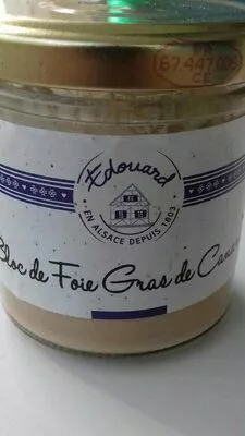 Bloc de foie gras de canard Édouard 120g, code 3018258016114