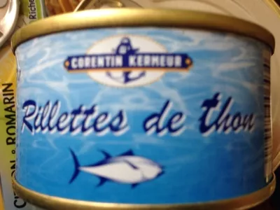 Rillettes de thon Corentin Kermeur 80 g, code 3019080006434