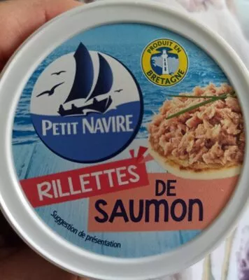 Rillettes de saumon Petit Navire 125 g, code 3019081236267