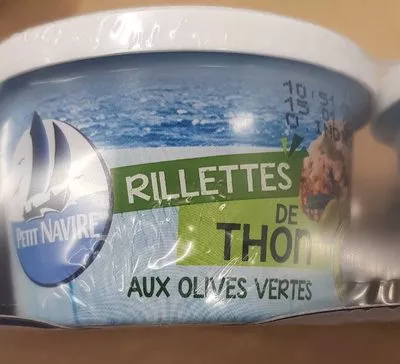 Rillettes de thon aux olives vertes Petit Navire , code 3019081239497