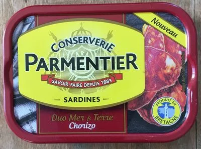 Sardine duo mer & terre Chorizo Parmentier 95, code 3019081239565