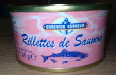 Rillettes de saumon Corentin Kermeur 80 g, code 3019081240790