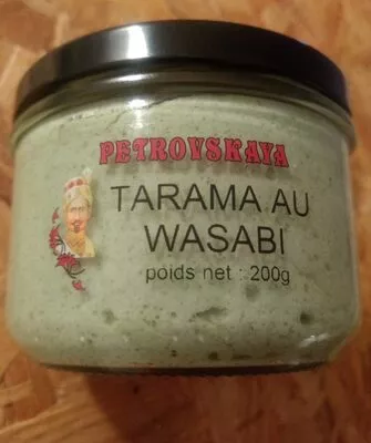 Tarama au wasabi Petrovskaya 200 g, code 3019898087465