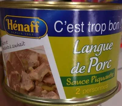 Langue de Porc Sauce Piquante Hénaff 410 g, code 3021210063200