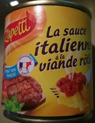 La sauce italienne à la viande rôtie Zapetti 190g, code 3021690017694