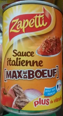 Sauce Italienne Max de Bœuf Zapetti 385 g, code 3021690022971