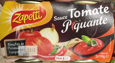 Sauce Tomate Piquante Zapetti 2 * 190 g, code 3021690026566