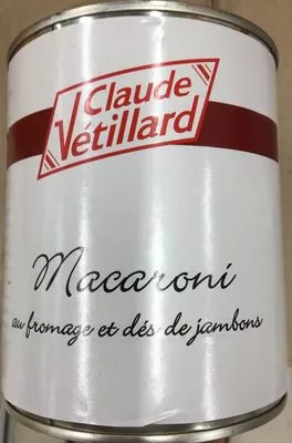 Macaroni au fromage et dés de jambon Claude Vétillard 780 g, code 3021690028157