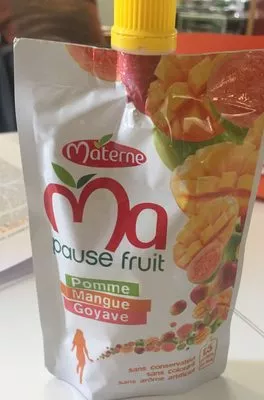 Ma pause Fruit Pomme Mangue Goyave Materne 120 g e, code 3021760403518