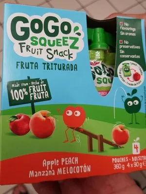 Apple peach Gogo squeez , code 3021768203622