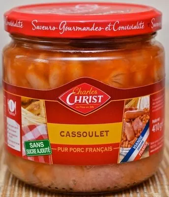 Cassoulet pur porc Charles Christ 410 g, code 3022820007578