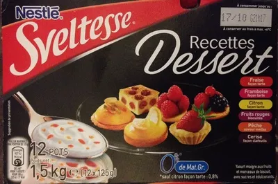 Sveltesse Recettes Dessert Nestlé 12 * 125 g (1,5 kg), code 3023290602041