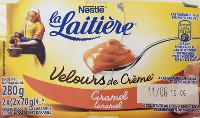 Velours de Crème (Caramel) Nestlé, La Laitière 280 g [2 x (2 x 70 g)], code 3023290797501