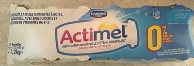 Actimel 0% mg allégé en sucre Actimel , code 3033491326721