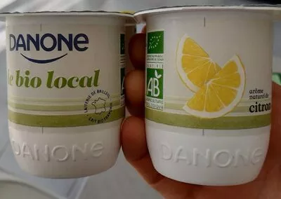 Yaourt arôme naturel de citron Danone , code 3033491339196