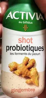 Shot probiotiques gingembre Activia 80 g, code 3033491460364