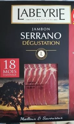 jambon serrano dégustation Labeyrie , code 3033610002352