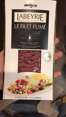 Le filet fumé de canard Labeyrie 90 g, code 3033610035848