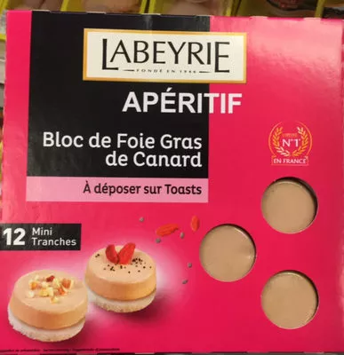 Apéritif Bloc de Foie Gras de Canard Labeyrie 90 g, code 3033610036463