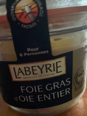 Foie gras d'oie entier Labeyrie , code 3033610038948