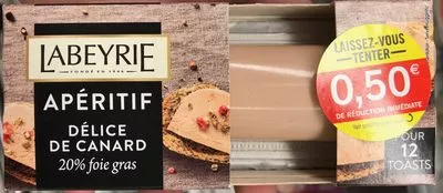 Apéritif Délice de Canard 20% Foie Gras Labeyrie 75 g e, code 3033610039792