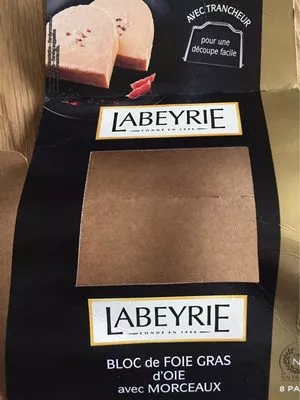 Bloc de foie gras d'oie Labeyrie , code 3033610049135