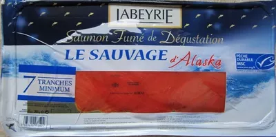 Saumon fumé de dégusation - Le sauvage d'Alaska Labeyrie 200 g, code 3033610077404