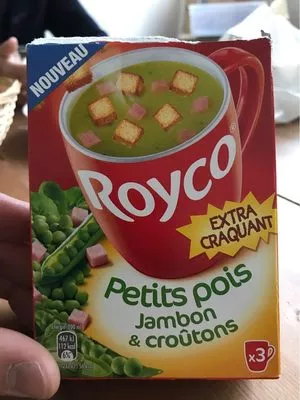 Soupe petits pois Jambon et croûtons Royco , code 3036812100444