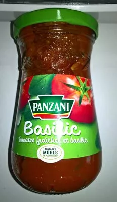 Sauce Tomates & Basilic aux Tomates fraîches Panzani 210 g, code 3038354190402