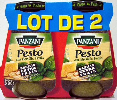 Pesto au Basilic Frais Panzani 400 g (2 x 200 g), code 3038359002014