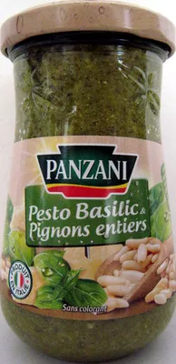 Pesto Basilic & Pignons entiers Panzani 190 g, code 3038359003233