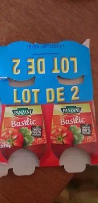 Sauce tomate basilic Panzani , code 3038359006579