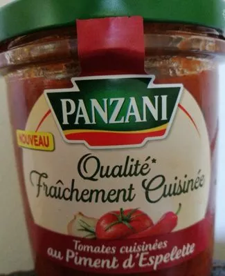 Tomates cuisinées au piment d'Espelette Panzani, qualité fraîchement cuisinée 320 g, code 3038359007187