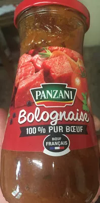 Bolognaise 100% pur boeuf Panzani 400 g e, code 3038359007620