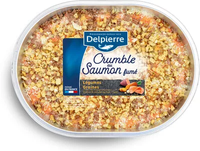 Crumble au saumon fumé Delpierre 500 g, code 3038684906919